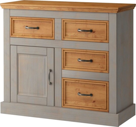 Skjenk Selma 100x38x87 cm Grå/Beis/Voks 100x38x87 cm Grå/Beis/Voks