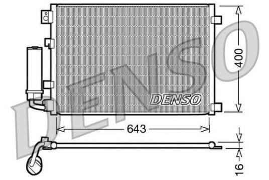 Kondensator DENSO DCN46002 Kondensator DENSO DCN46002