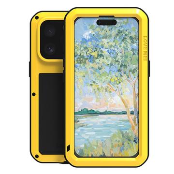 Love Mei iPhone 16 Pro Max Powerful Hybrid deksel Gul Love Mei iPhone 16 Pro Max Powerful Hybrid deksel Gul