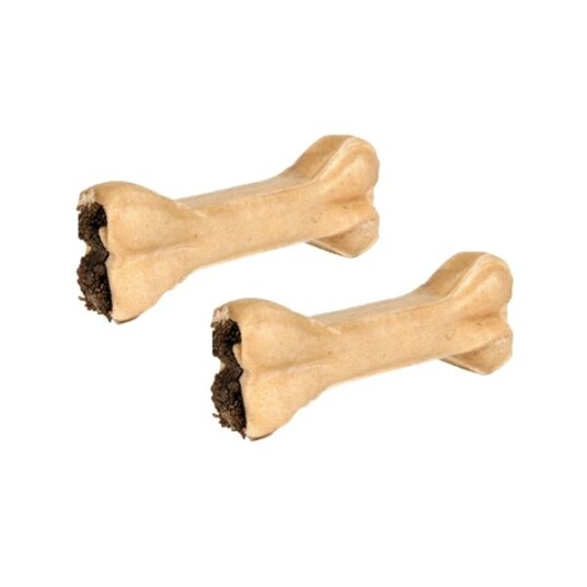 2Pk Små Hundebein Med Kalkunfyll