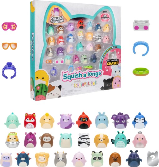 Squishalongs Squish a longs 2.5 cm 25 Pack S2