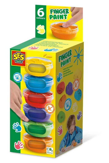 SES Creative Fingerpaint 6x45ml S00398 SES Creative Fingerpaint 6x45ml S00398