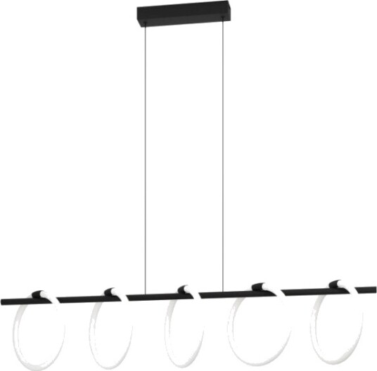 Eglo Caranacoa Langbord 5 L Sort/Hvit
