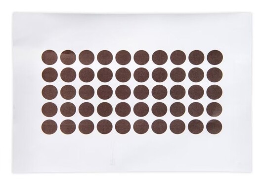 Runda klisterlappar 20 mm 50-pack