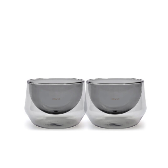 Kruve Imagine Milk Glasses - 250ml Dark Kruve Imagine Milk Glasses - 250ml Dark