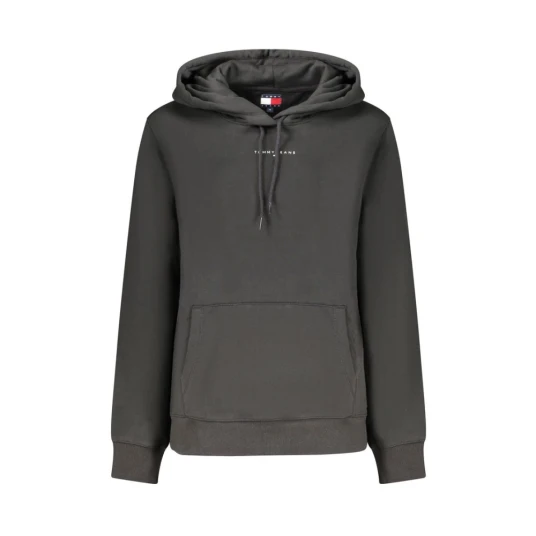 Tommy Jeans Tjw Reg Linear Hoodie Ext - Black - XL