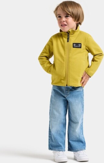 Didriksons Muskot Windproof Kids' Jacket Yellow Pollen