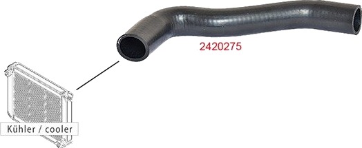 METZGER 2420275 Radiatorslange METZGER 2420275 Radiatorslange