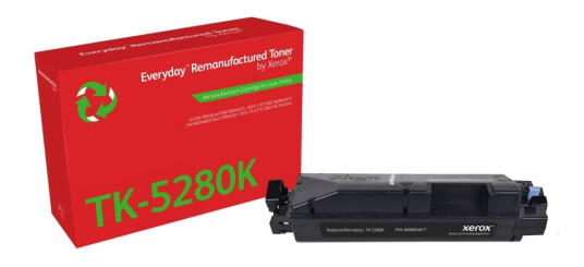 Everyday - Svart - Kompatibel - Boks - Gjenfabrikert - Tonerpatron Alternativ For: Kyocera Tk-5280K - Green World Alliance Returprogram