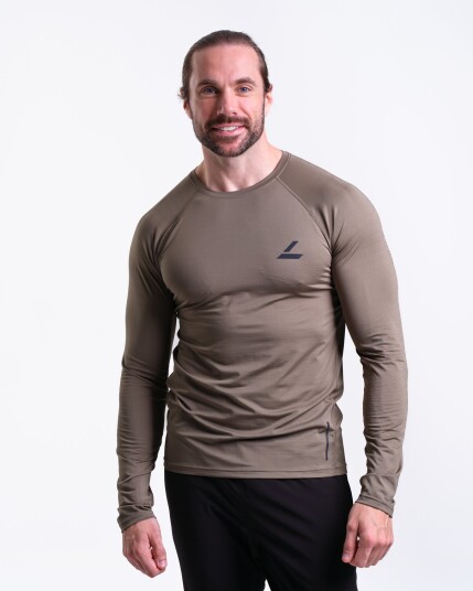LEVITY Core Run LS M Dusty Green XL