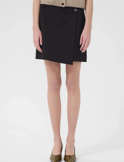 Gestuz Gzpaula Mw Wrap Skirt Noos - Black - 36