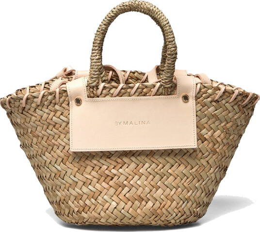 Malina Niki Straw Bag - Beige - ONE SIZE