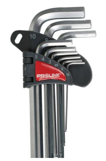 Pro-Line Unbrakonøkler Type L 1,5-10Mm Med Kule 9 Stk. (48329)