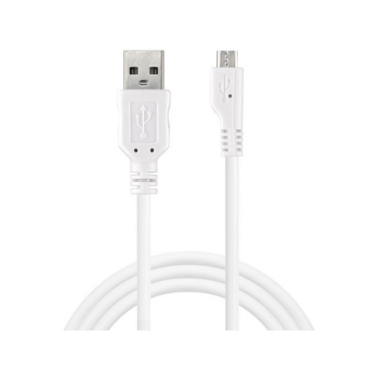 Sandberg Micro-USB Lade-/Datakabel 1m Hvit - USB 2.0