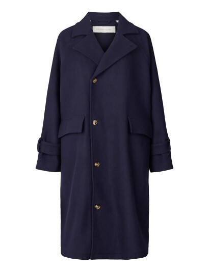 STUDIO FEDER Johanne Coat Wool Navy XS
