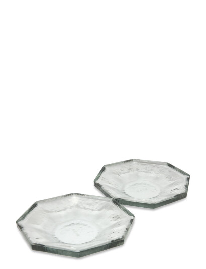 Hein Studio Agnes Glass Plate - Nude - Ø 16.5 CM