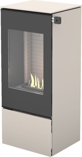 Nexo 100 sand frittstående biopeis med glassdør Nexo 100 sand frittstående biopeis med glassdør