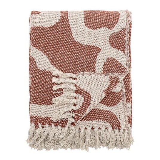 Bloomingville Pledd Salobre 160x130 cm brun Bloomingville Pledd Salobre 160x130 cm brun