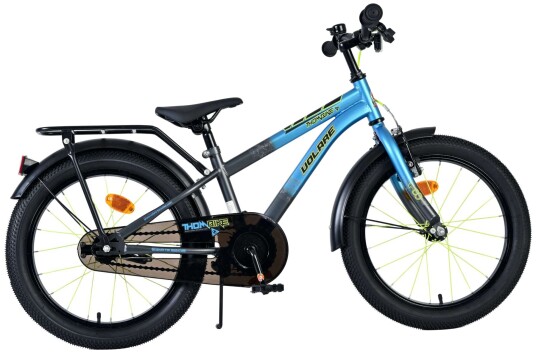 Volare Thombike Barnesykkel 18" Med Avtakbare Støttehjul Blå/Grå Volare Thombike Barnesykkel 18" Med Avtakbare Støttehjul Blå/Grå