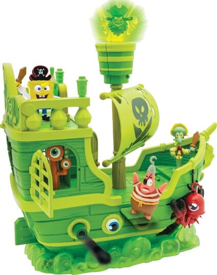 Svampebob SpongeBob Movie Lekesett Med 6 Figurer Flying Dutchman Svampebob SpongeBob Movie Lekesett Med 6 Figurer Flying Dutchman