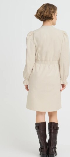 b.young Bydenord Vneck Dress   Cream   44