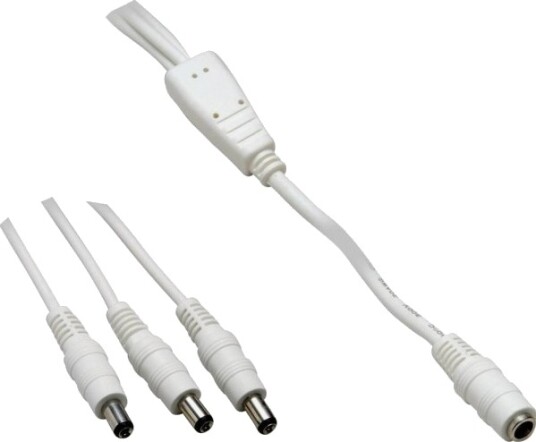 Voltcraft Lavspennings Tilkoblingskabel Lavspenningskontakt Lavspenningsplugg 5,5 Mm / 2,5 Mm 1,10 M 1 Stk 072959C