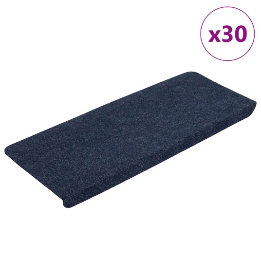 Selvklebende trappematter 30 stk blå 65x24,5x3,5 cm 8721288460387