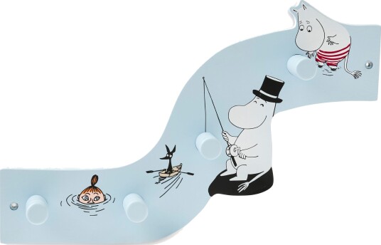 Kid's Concept Knaggrekke Moomin Blue One Size Kid's Concept Knaggrekke Moomin Blue One Size