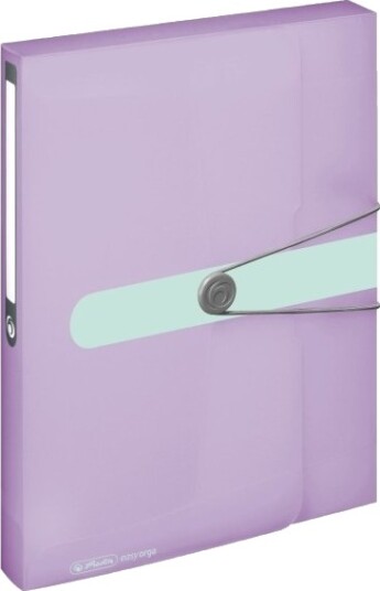 Herlitz 11408994, Lilac, Gjennomsiktig, Polypropylen (Pp), A4, 4 Cm, 1 Stykker