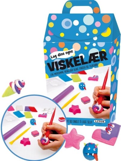 Gøy å lage hobbysett Lag dine egne viskelær Gøy å lage hobbysett Lag dine egne viskelær