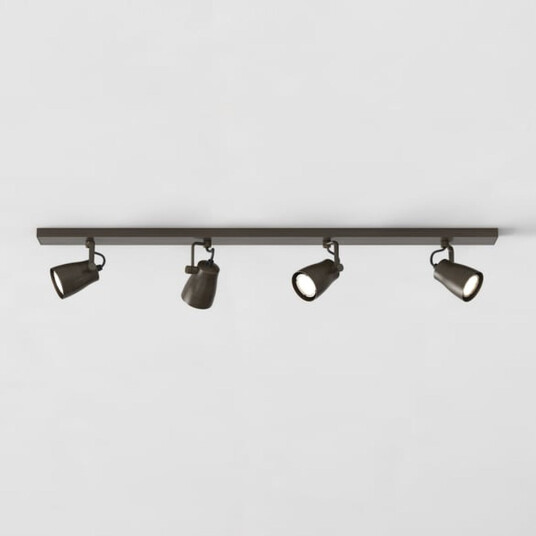 Juno four bar spotskinne Bronse