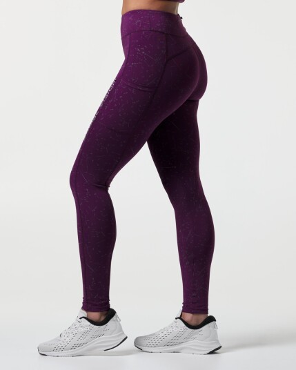 LEVITY Zodiac Reflective Tights Optic Stardust - S