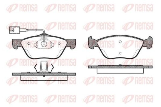 Bremseklosser REMSA 0589.42 Bremseklosser REMSA 0589.42