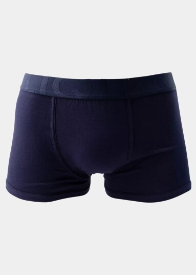 Bamboo Boxer Short Leg 1p Navy M  Underklær