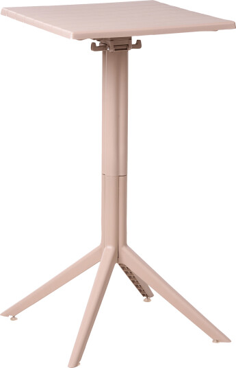 Barbord utendørs Lemnos 60x60 cm beige
