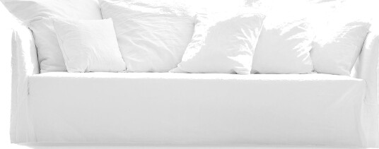 Gervasoni Ghost 112 Sofa Lino Bianco