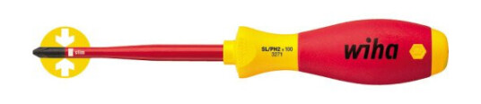 Wiha SlimFix Sporskrutrekker 1000V Rød 211mm Håndverktøy Wiha SlimFix Sporskrutrekker 1000V Rød 211mm Håndverktøy