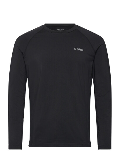 Björn Borg Borg Performance Long Sleeve Brushed T-Shirt - Black - S