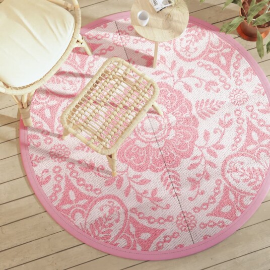 Uteteppe rose Ø160 cm PP 368503