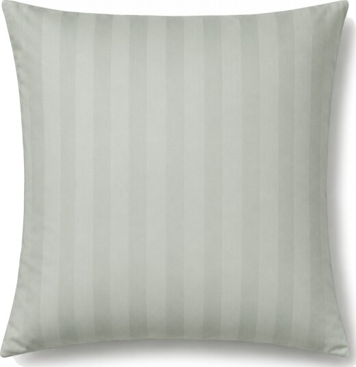Bambus putetrekk 60x63 cm - 100% bambus - Støvet grønne jacquardvevde striper