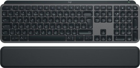 Logitech MX Keys S Trådløs QWERTY Tastatur med Palm Rest - Grafitt Logitech MX Keys S Trådløs QWERTY Tastatur med Palm Rest - Grafitt