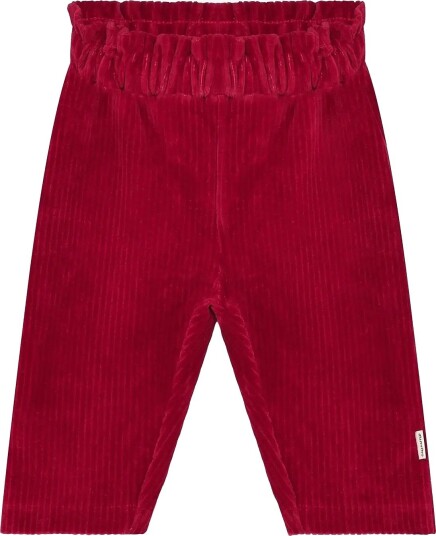 Minymo Pants Velour RIO RED 50