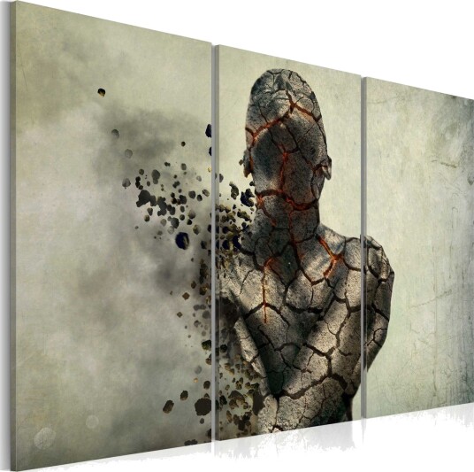 Bilde The Man Of Stone Triptych 120x80 Artgeist sp. z o. o.
