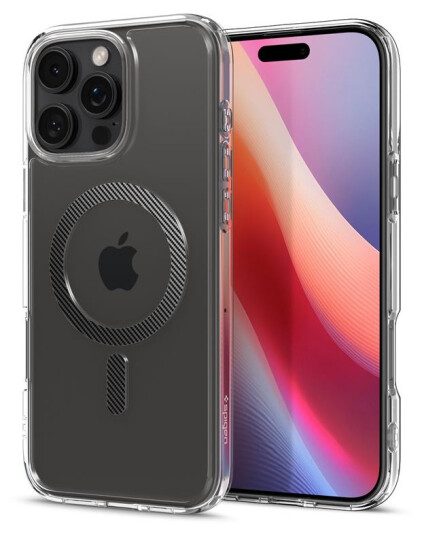 Spigen Ultra Hybrid iPhone 16 Pro deksel Karbonfiber MagSafe-kompatibel