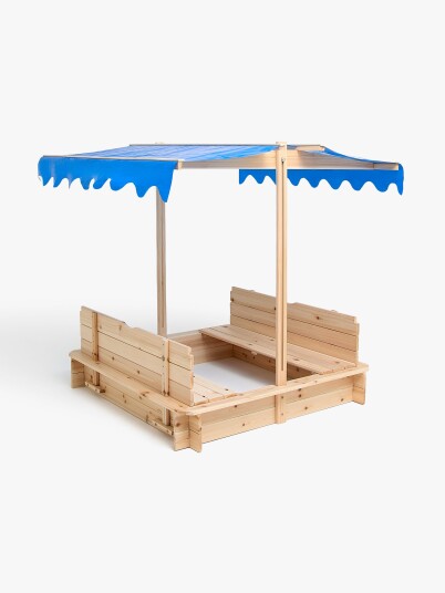 Woodlii Sandkasse med Tak og Benk Nature Woodlii Sandkasse med Tak og Benk Nature