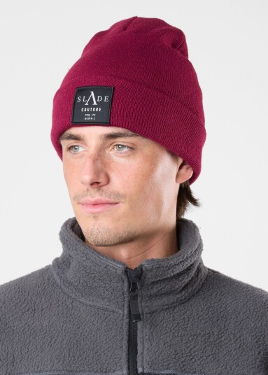 Slade Colorado Knitted Hat Burgundy Onesize Pannebånd
