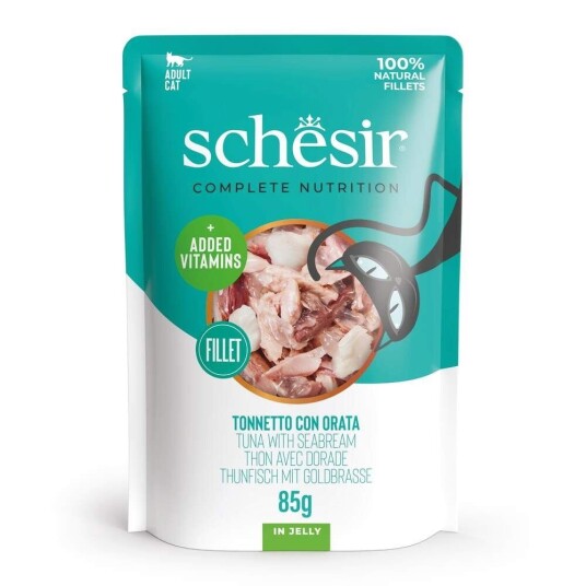 Schesir C&B Tunfisk Og Sjøbrasme I Gele 85G