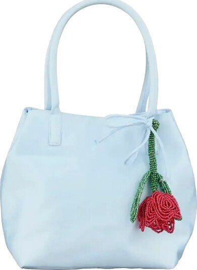 Becksöndergaard Tulipa Beaded Fiona Bag   Blue   ONE SIZE