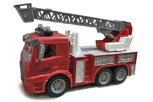Brandbil Med Stige Lys Lyd & Try Me 1:14 Rød Brandbil Med Stige Lys Lyd & Try Me 1:14 Rød