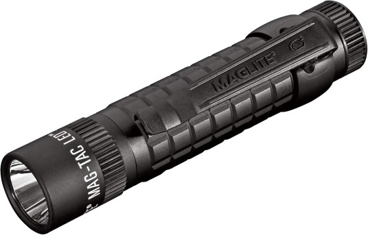 Maglite Mag-Tac 2 Kronet Hodelommelykt - Svart